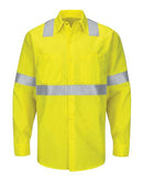 Red Kap Enhanced & Hi-Visibility Long Sleeve Work Shirt SY14