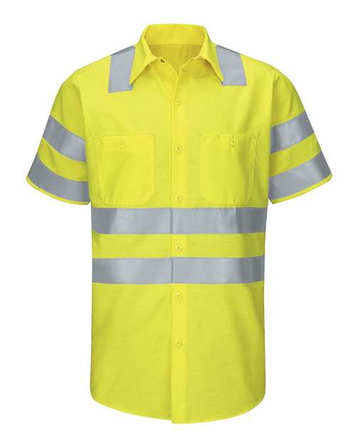 Red Kap Enhanced & Hi-Visibility Work Shirt - Tall Sizes SY24T