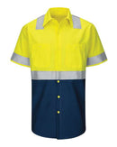 Red Kap Enhanced & Hi-Visibility Work Shirt - Tall Sizes SY24T
