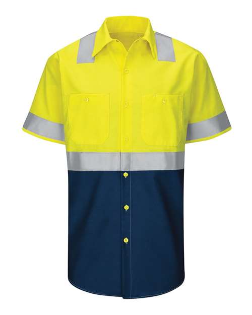 Red Kap Enhanced & Hi-Visibility Work Shirt - Tall Sizes SY24T