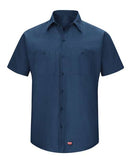Red Kap Mimix Short Sleeve Work Shirt SX20.  Live Chat for Bulk Discounts.