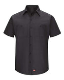 Red Kap Mimix Short Sleeve Work Shirt - Regular and Tall Sizes SX20T.  Live Chat for Bulk Discounts
