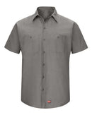 Red Kap Mimix Short Sleeve Work Shirt - Regular and Tall Sizes SX20T.  Live Chat for Bulk Discounts