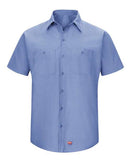 Red Kap Mimix Short Sleeve Work Shirt - Regular and Tall Sizes SX20T.  Live Chat for Bulk Discounts