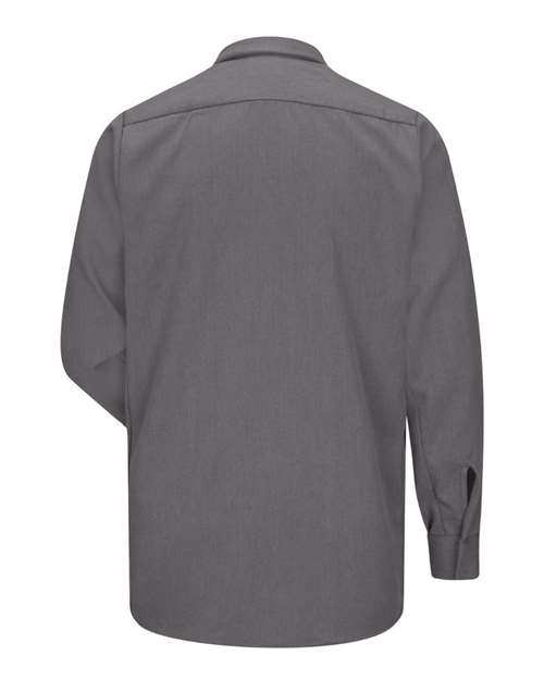 Bulwark Concealed-Gripper Pocketless Long Sleeve Shirt - CoolTouch® 2 SMS2