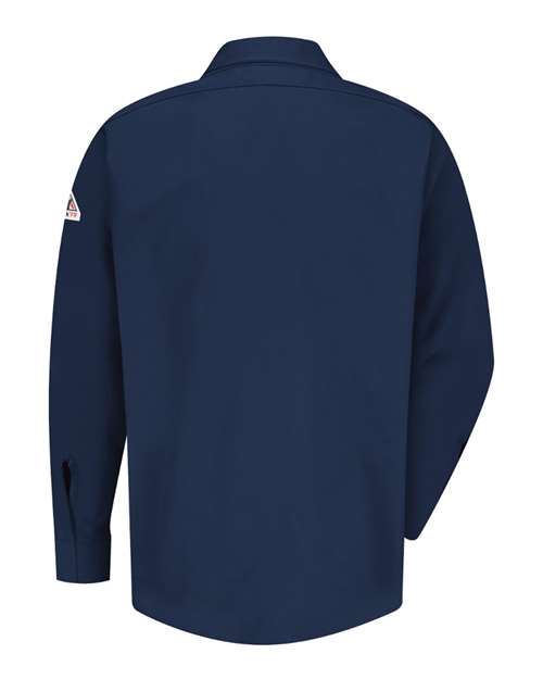 Bulwark Concealed-Gripper Pocketless Long Sleeve Shirt - CoolTouch® 2 SMS2