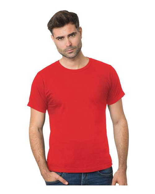 Bayside Fine Jersey T-Shirt 9500 - Red