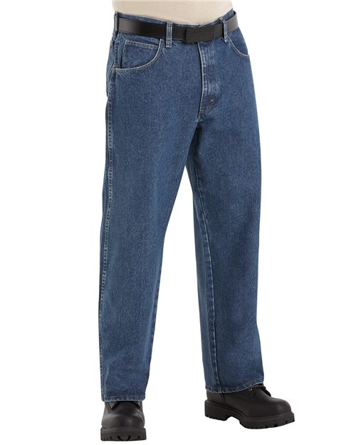 Bulwark Stone Washed Loose Fit Denim Jean PEJ6 - Stonewash - 37U