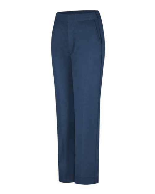 Red Kap Women's Half-Elastic Work Pants PT59 - Navy - Unhemmed