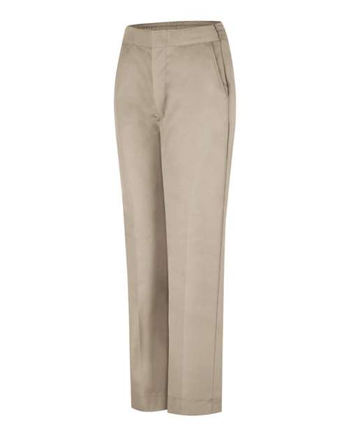 Red Kap Women's Half-Elastic Work Pants PT59 - Tan - 28I