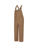 Bulwark Brown Duck Deluxe Insulated Bib Overall - EXCEL FR® ComforTouch BLN4