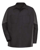 Red Kap Long Sleeve Automotive Crew Shirt - Tall Sizes SY10T