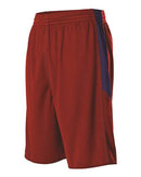 Alleson Athletic Single Ply Reversible Basketball Shorts 589PSP