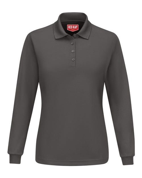 Red Kap Women's Long Sleeve Performance Knit Polo SK7L