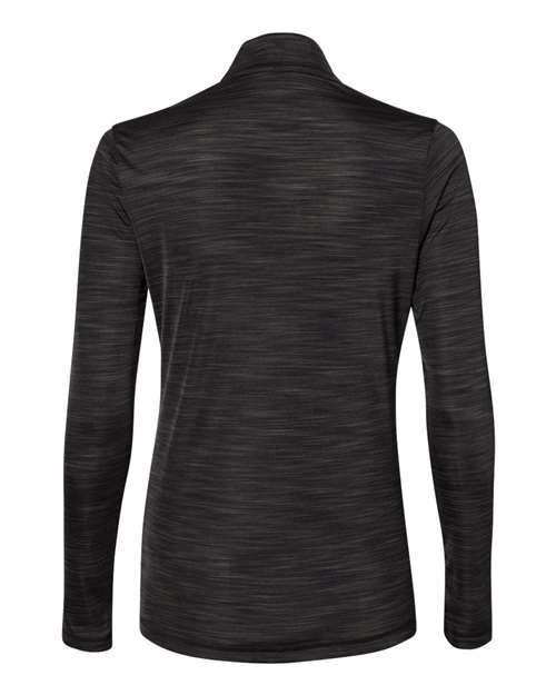 Adidas Women's Lightweight Mélange Quarter-Zip Pullover A476