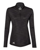 Adidas Women's Lightweight Mélange Quarter-Zip Pullover A476