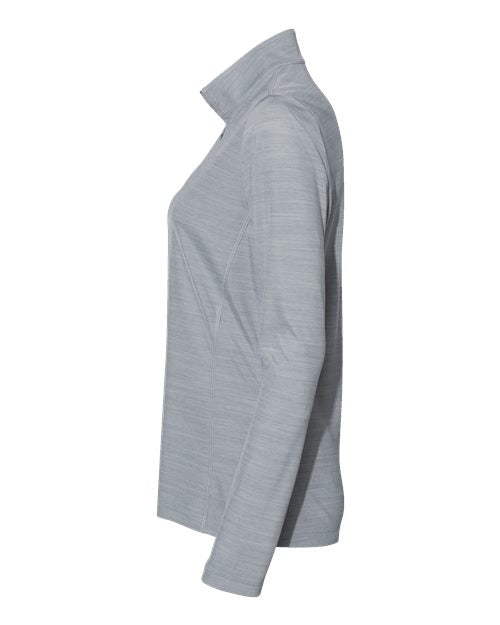 Adidas Women's Lightweight Mélange Quarter-Zip Pullover A476