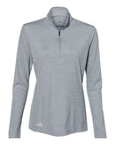 Adidas Women's Lightweight Mélange Quarter-Zip Pullover A476