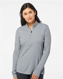 Adidas Women's Lightweight Mélange Quarter-Zip Pullover A476