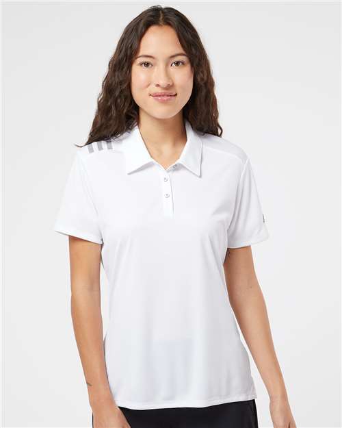 Adidas Women's 3-Stripes Shoulder Polo A325