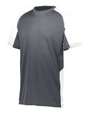 Augusta Sportswear Youth Cutter Jersey 1518 - Graphite/ White