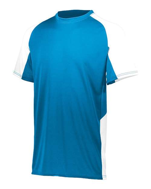 Augusta Sportswear Youth Cutter Jersey 1518 - Power Blue/ White