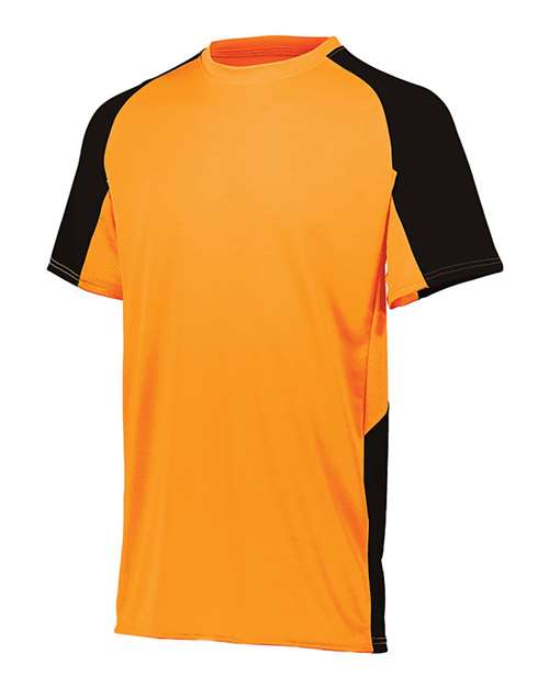 Augusta Sportswear Youth Cutter Jersey 1518 - Power Orange/ Black