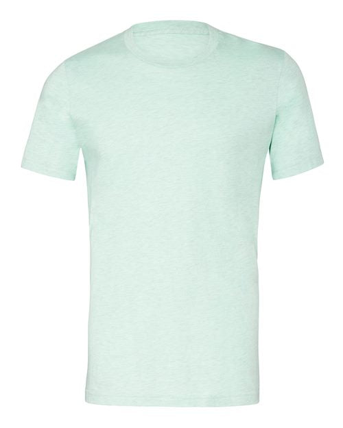BELLA + CANVAS CVC Jersey Tee 3001CVC - Heather Prism Mint
