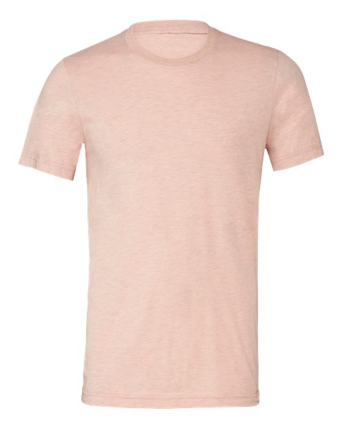 BELLA + CANVAS CVC Jersey Tee 3001CVC - Heather Prism Peach