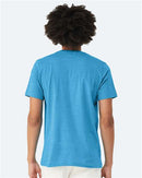 BELLA + CANVAS CVC Jersey Tee 3001CVC - Heather Aqua