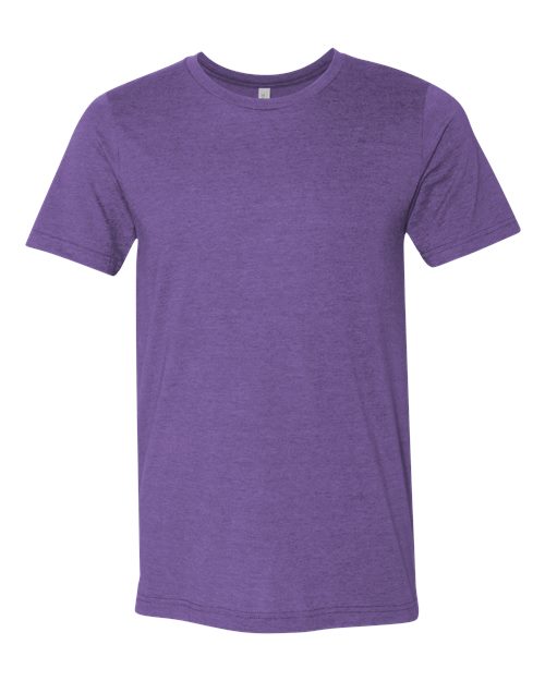 BELLA + CANVAS CVC Jersey Tee 3001CVC - Heather Team Purple
