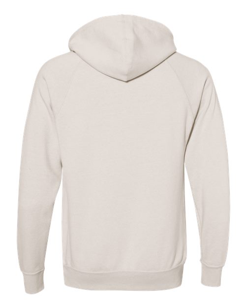 Independent Trading Co. Special Blend Raglan Hooded Sweatshirt PRM33SBP - Stone Heather