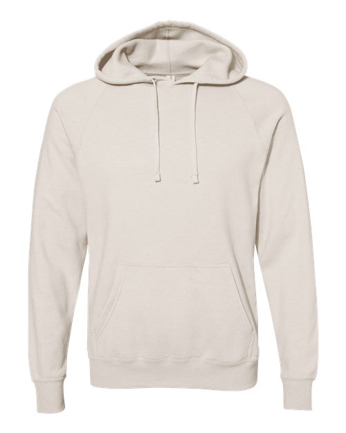 Independent Trading Co. Special Blend Raglan Hooded Sweatshirt PRM33SBP - Stone Heather