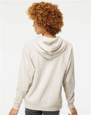 Independent Trading Co. Special Blend Raglan Hooded Sweatshirt PRM33SBP - Stone Heather