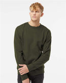Independent Trading Co. Midweight Crewneck Sweatshirt SS3000 - Army