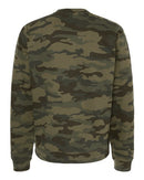 Independent Trading Co. Midweight Crewneck Sweatshirt SS3000 - Forest Camo