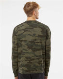 Independent Trading Co. Midweight Crewneck Sweatshirt SS3000 - Forest Camo