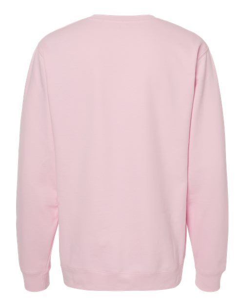 Independent Trading Co. Midweight Crewneck Sweatshirt SS3000 - Light Pink