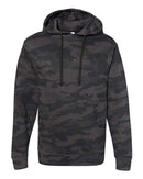Independent Trading Co. Midweight Hooded Sweatshirt SS4500 - Black Camo