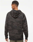 Independent Trading Co. Midweight Hooded Sweatshirt SS4500 - Black Camo