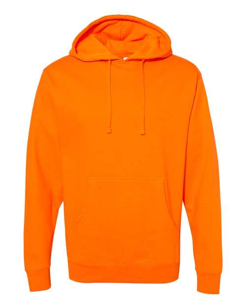 Independent Trading Co. Midweight Hooded Sweatshirt SS4500 - Safety Orange