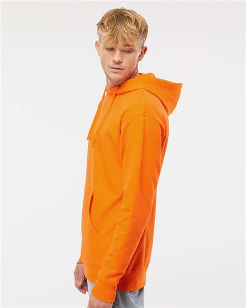 Independent Trading Co. Midweight Hooded Sweatshirt SS4500 - Safety Orange