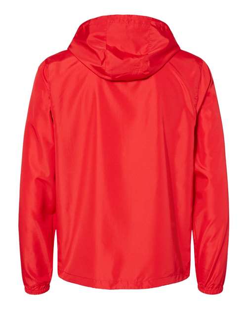 Independent Trading Co. Lightweight Windbreaker Full-Zip Jacket EXP54LWZ - Red