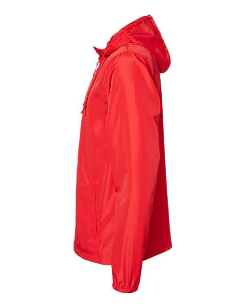 Independent Trading Co. Lightweight Windbreaker Full-Zip Jacket EXP54LWZ - Red