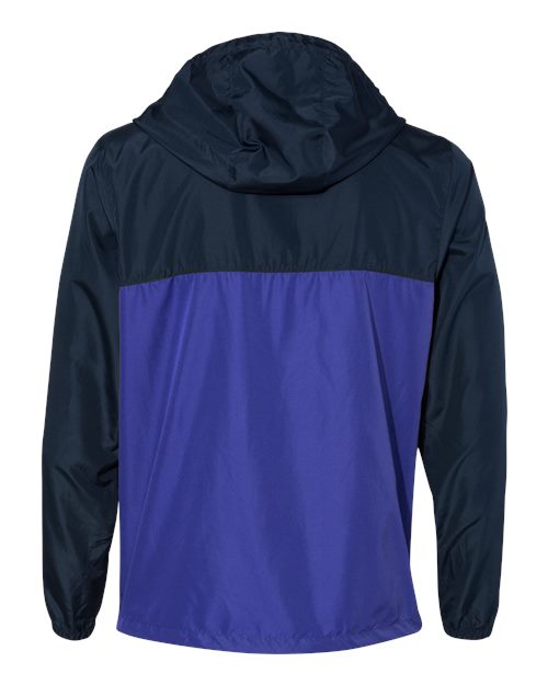 Independent Trading Co. Lightweight Windbreaker Full-Zip Jacket EXP54LWZ - Classic Navy/ Royal