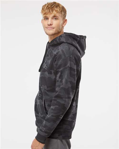 Independent Trading Co. Heavyweight Hooded Sweatshirt IND4000 - Black Camo