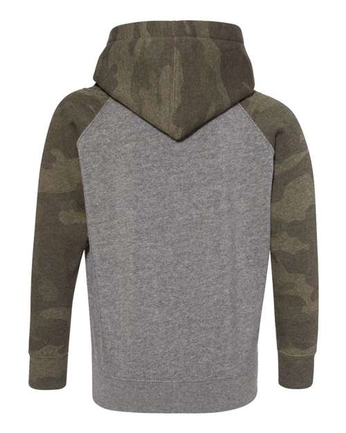Independent Trading Co. Toddler Special Blend Hooded Raglan Sweatshirt PRM10TSB