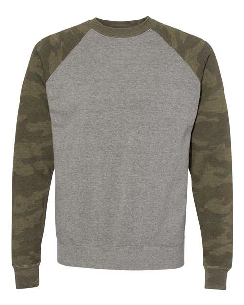 Independent Trading Co. Special Blend Crewneck Raglan Sweatshirt PRM30SBC