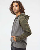 Independent Trading Co. Special Blend Raglan Full-Zip Hooded Sweatshirt PRM33SBZ