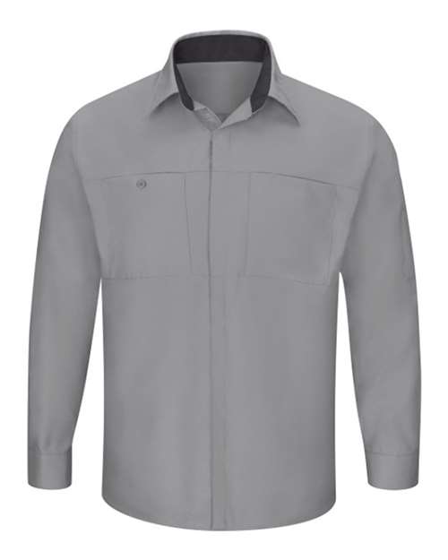 Red Kap Performance Plus Long Sleeve Shirt with OilBlok Technology SY32